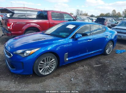 2018 KIA STINGER Blue  Gasoline KNAE15LA5J6032765 photo #3