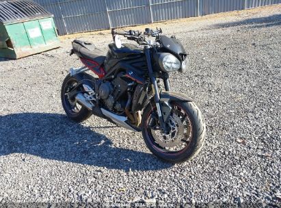 2018 TRIUMPH MOTORCYCLE STREET TRIPLE R Black  Gasoline SMTA414D2JT835238 photo #1