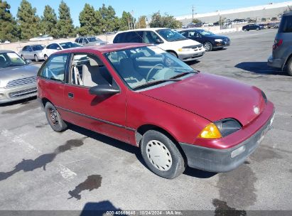 1994 GEO METRO Red  Gasoline 2C1MR2467R6707650 photo #1