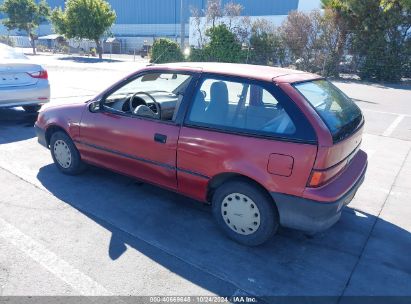 1994 GEO METRO Red  Gasoline 2C1MR2467R6707650 photo #4