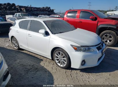 2011 LEXUS CT 200H PREMIUM White  Hybrid JTHKD5BH0B2046270 photo #1