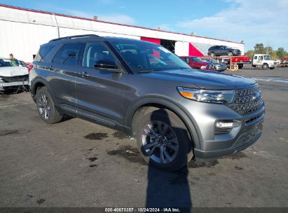 2022 FORD EXPLORER XLT Gray  Gasoline 1FMSK8DH3NGB72776 photo #1