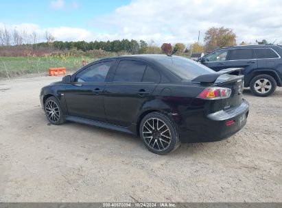 2014 MITSUBISHI LANCER GT Black  Gasoline JA32U8FW2EU021910 photo #4