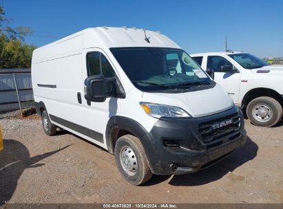 2023 RAM PROMASTER 2500 HIGH ROOF 159 WB White  Flexible Fuel 3C6LRVDG1PE563798 photo #1