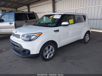 2019 KIA SOUL White  Gasoline KNDJN2A26K7013315 photo #3