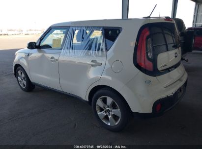 2019 KIA SOUL White  Gasoline KNDJN2A26K7013315 photo #4