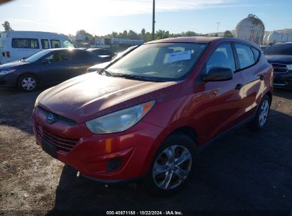 2011 HYUNDAI TUCSON GL Red  Gasoline KM8JT3AB4BU194410 photo #3