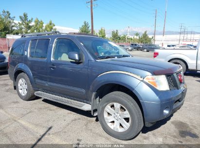 2005 NISSAN PATHFINDER LE Gray  Gasoline 5N1AR18U05C741080 photo #1