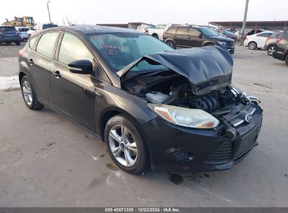 2013 FORD FOCUS SE Black  Gasoline 1FADP3K2XDL339016 photo #1