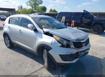 2011 KIA SPORTAGE LX Silver  Gasoline KNDPB3A24B7018618 photo #1