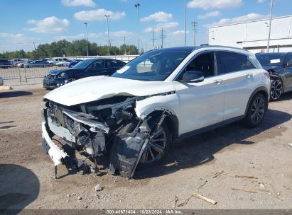 2020 INFINITI QX50 ESSENTIAL AWD White  Gasoline 3PCAJ5M33LF118357 photo #3