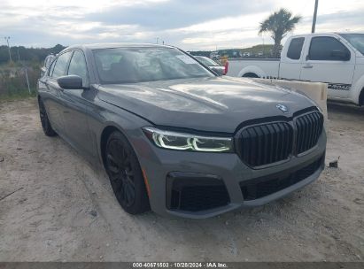 2022 BMW 740 I XDRIVE Silver  Gasoline WBA7T4C02NCK43028 photo #1