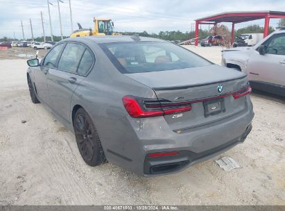 2022 BMW 740 I XDRIVE Silver  Gasoline WBA7T4C02NCK43028 photo #4