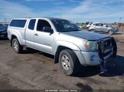 2005 TOYOTA TACOMA PRERUNNER ACCESS CAB Silver  Gasoline 5TETU62N65Z069148 photo #1