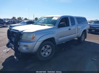 2005 TOYOTA TACOMA PRERUNNER ACCESS CAB Silver  Gasoline 5TETU62N65Z069148 photo #3