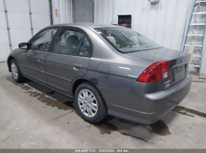 2004 HONDA CIVIC LX Gray  Gasoline 2HGES16564H530078 photo #4