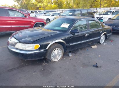 1998 LINCOLN CONTINENTAL Black  Gasoline 1LNFM97V3WY742645 photo #3