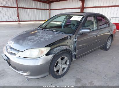 2005 HONDA CIVIC EX Gray  Gasoline 2HGES26765H611350 photo #3