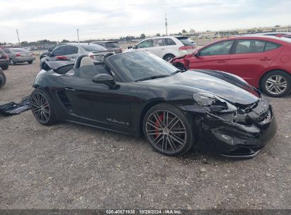 2024 PORSCHE 718 BOXSTER S Black  Gasoline WP0CB2A81RK223463 photo #1