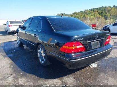 2002 LEXUS LS 430 Black  Gasoline JTHBN30F720082603 photo #4