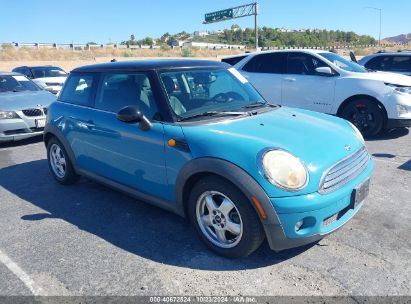 2009 MINI COOPER Light Blue  Gasoline WMWMF335X9TW78353 photo #1