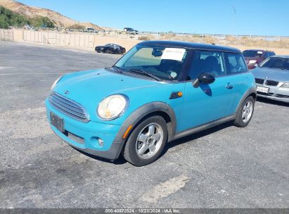 2009 MINI COOPER Light Blue  Gasoline WMWMF335X9TW78353 photo #3