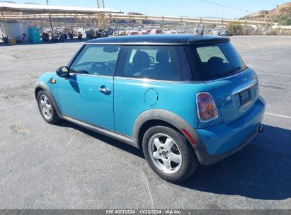 2009 MINI COOPER Light Blue  Gasoline WMWMF335X9TW78353 photo #4