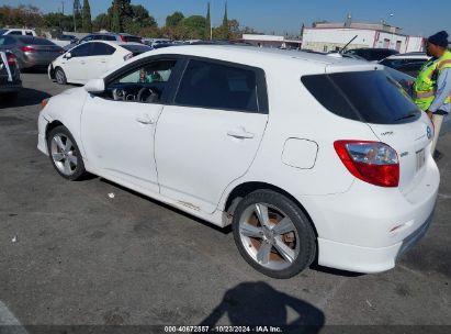 2009 TOYOTA MATRIX S White  Gasoline 2T1KE40E69C004134 photo #4