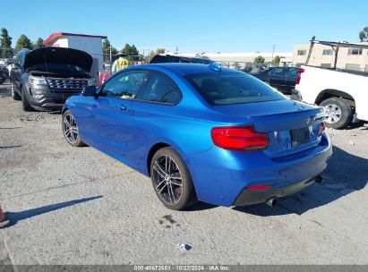 2018 BMW M240I Blue  Gasoline WBA2J5C55JVB27969 photo #4