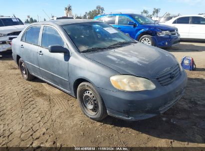 2003 TOYOTA COROLLA CE Black  Gasoline 1NXBR38E43Z108954 photo #1