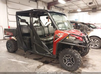 2017 POLARIS RANGER CREW XP 1000 EPS Red  Gasoline 4XARVE999H8028634 photo #1