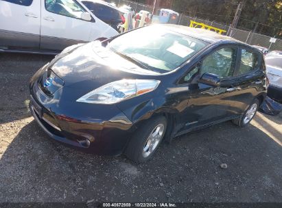 2015 NISSAN LEAF SV Black  Electric 1N4AZ0CP1FC305846 photo #3