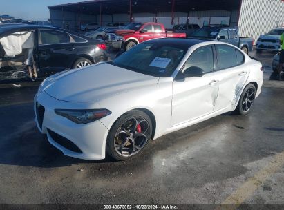 2019 ALFA ROMEO GIULIA TI SPORT RWD White  Gasoline ZARFAMBN4K7602858 photo #3