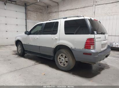 2002 MERCURY MOUNTAINEER White  Gasoline 4M2ZU86E92ZJ33779 photo #4