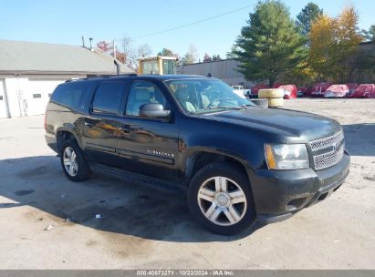 2007 CHEVROLET SUBURBAN 1500 LTZ Black  Flexible Fuel 1GNFK16307R182422 photo #1