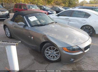 2003 BMW Z4 2.5I Silver  Gasoline 4USBT33403LS43563 photo #1