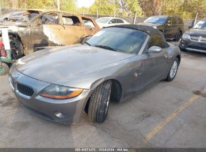 2003 BMW Z4 2.5I Silver  Gasoline 4USBT33403LS43563 photo #3