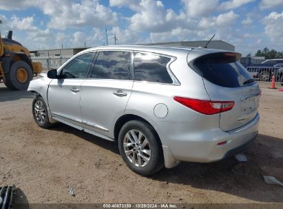 2013 INFINITI JX35 Silver  Gasoline 5N1AL0MN3DC351387 photo #4