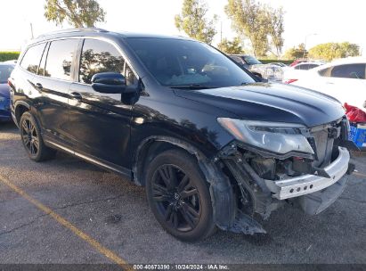 2021 HONDA PILOT 2WD SPECIAL EDITION Black  Gasoline 5FNYF5H2XMB006237 photo #1