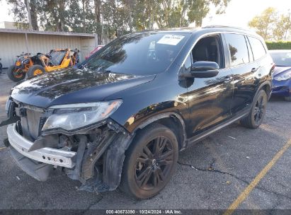 2021 HONDA PILOT 2WD SPECIAL EDITION Black  Gasoline 5FNYF5H2XMB006237 photo #3