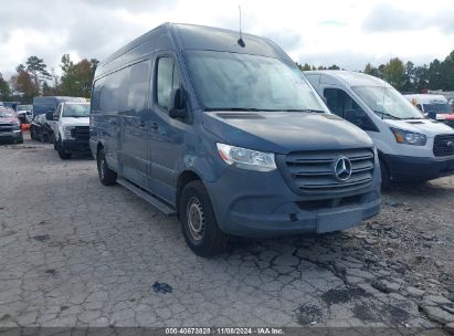 2019 MERCEDES-BENZ SPRINTER 2500 HIGH ROOF V6 Blue  Diesel WD4PF1CD1KP134923 photo #1