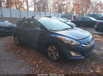 2013 HYUNDAI ELANTRA GT Blue  Gasoline KMHD35LE4DU154668 photo #1