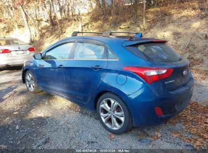 2013 HYUNDAI ELANTRA GT Blue  Gasoline KMHD35LE4DU154668 photo #4