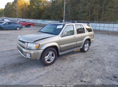 2002 INFINITI QX4 LUXURY Gold  Gasoline JNRDR09X42W210866 photo #3