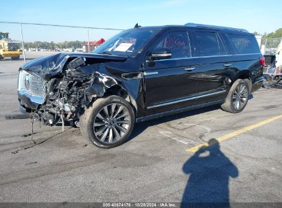 2019 LINCOLN NAVIGATOR L SELECT Black  Gasoline 5LMJJ3HT4KEL12497 photo #3