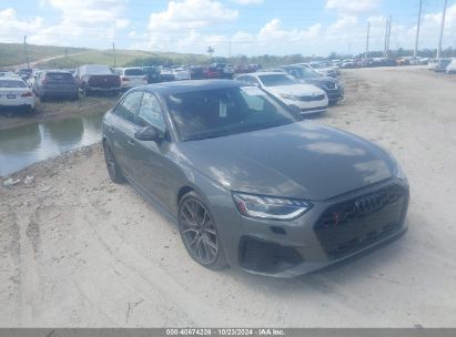 2023 AUDI S4 PRESTIGE TFSI QUATTRO TIPTRONIC Gray  Gasoline WAUC4AF46PA084019 photo #1