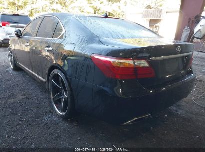 2011 LEXUS LS 460 Black  Gasoline JTHCL5EF0B5012314 photo #4