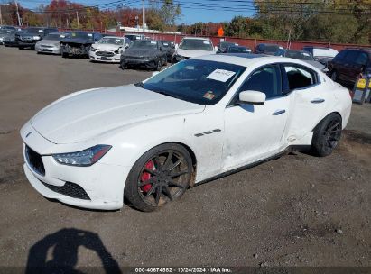 2015 MASERATI GHIBLI S Q4 White  Gasoline ZAM57RTAXF1139383 photo #3