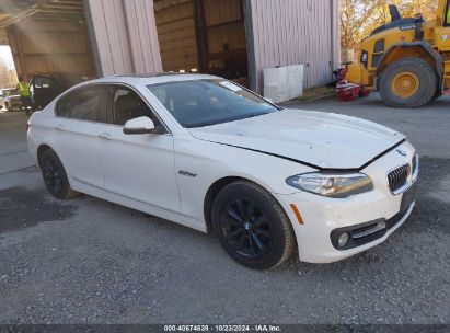 2015 BMW 528I XDRIVE White  Gasoline WBA5A7C5XFD622185 photo #1