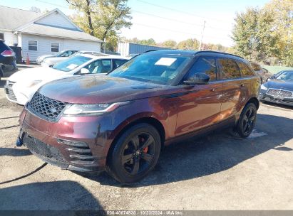 2019 LAND ROVER RANGE ROVER VELAR P250 R-DYNAMIC SE Burgundy  Gasoline SALYL2EX0KA222975 photo #3